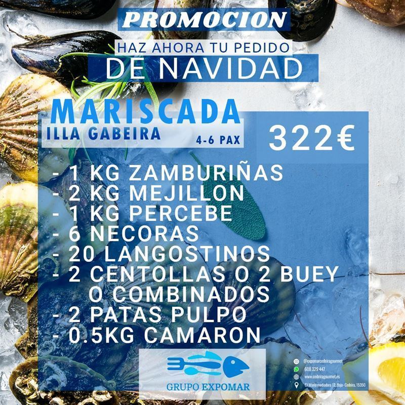 Mariscada Illa Gabeira (4-6 Pax) - Imagen 1